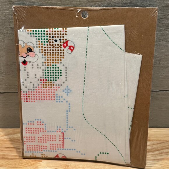 Bucilla Santa in Chimney Colorpoint Christmas Stocking Kit 16" 63729 - Picture 5 of 5